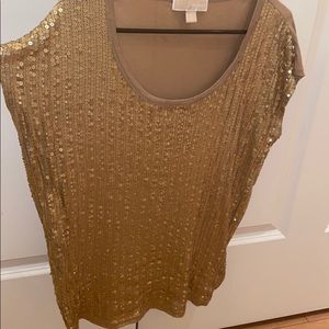 Michael Kors sequins top oversized